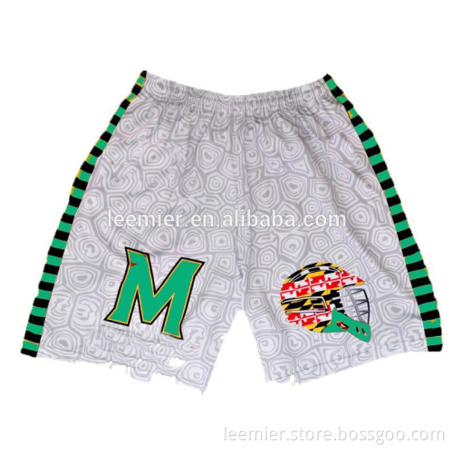 Custom full sublimation boy's lacrosse short